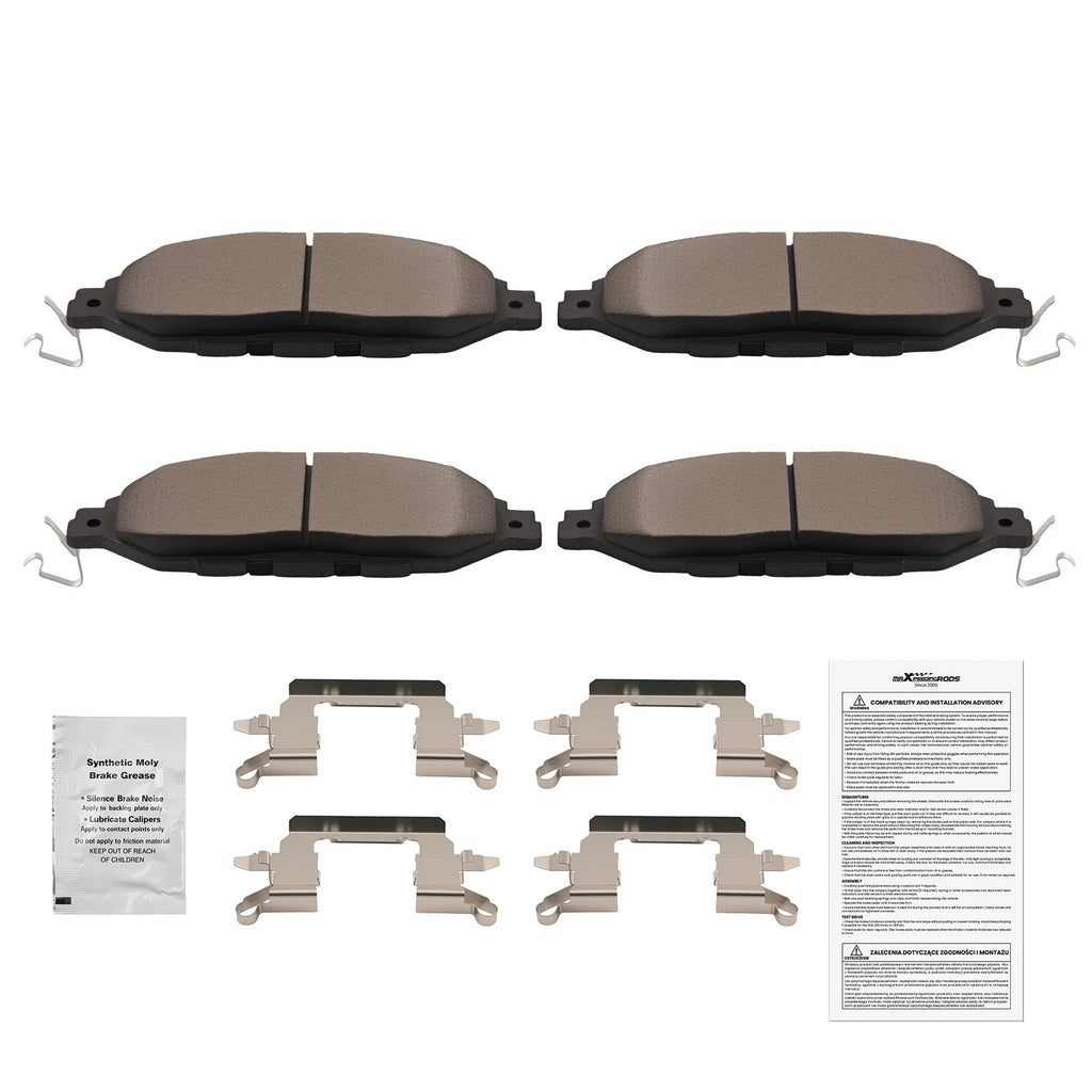 Front Brake Pads Kit for Nissan Pathfinder (2013–2020) Infiniti QX60 (2014–2020)