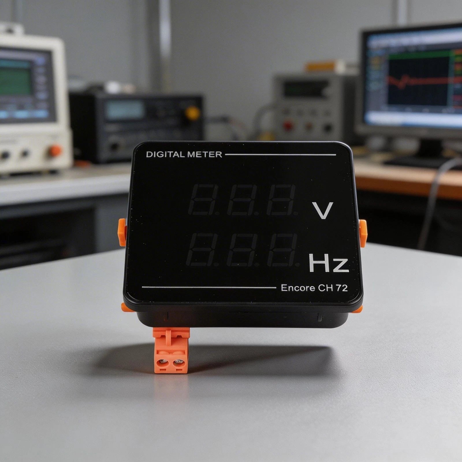 Digital LED Voltage Current Frequency Meter Tester AC 50-500V 0-100A