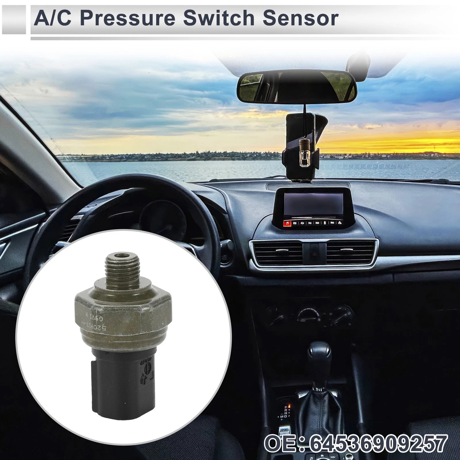 A/C Pressure Switch Sensor for BMW 320i (2013–2018) No. 64536909257