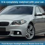 Front Left Washer Nozzle Cover Cap for BMW 528i (2011-2016) Gray