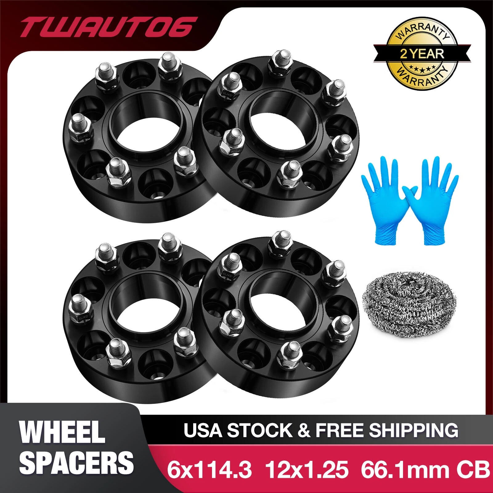 Hub Centric Wheel Spacers 1.5" for Nissan Xterra (2005–2015)