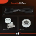 3X Serpentine Belt Drive Component Kit for Subaru Outback (2001-2004)