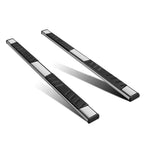 Set of 2 Chrome Side Step Nerf Bars for Silverado/Sierra Crew Cab (2007–2019)
