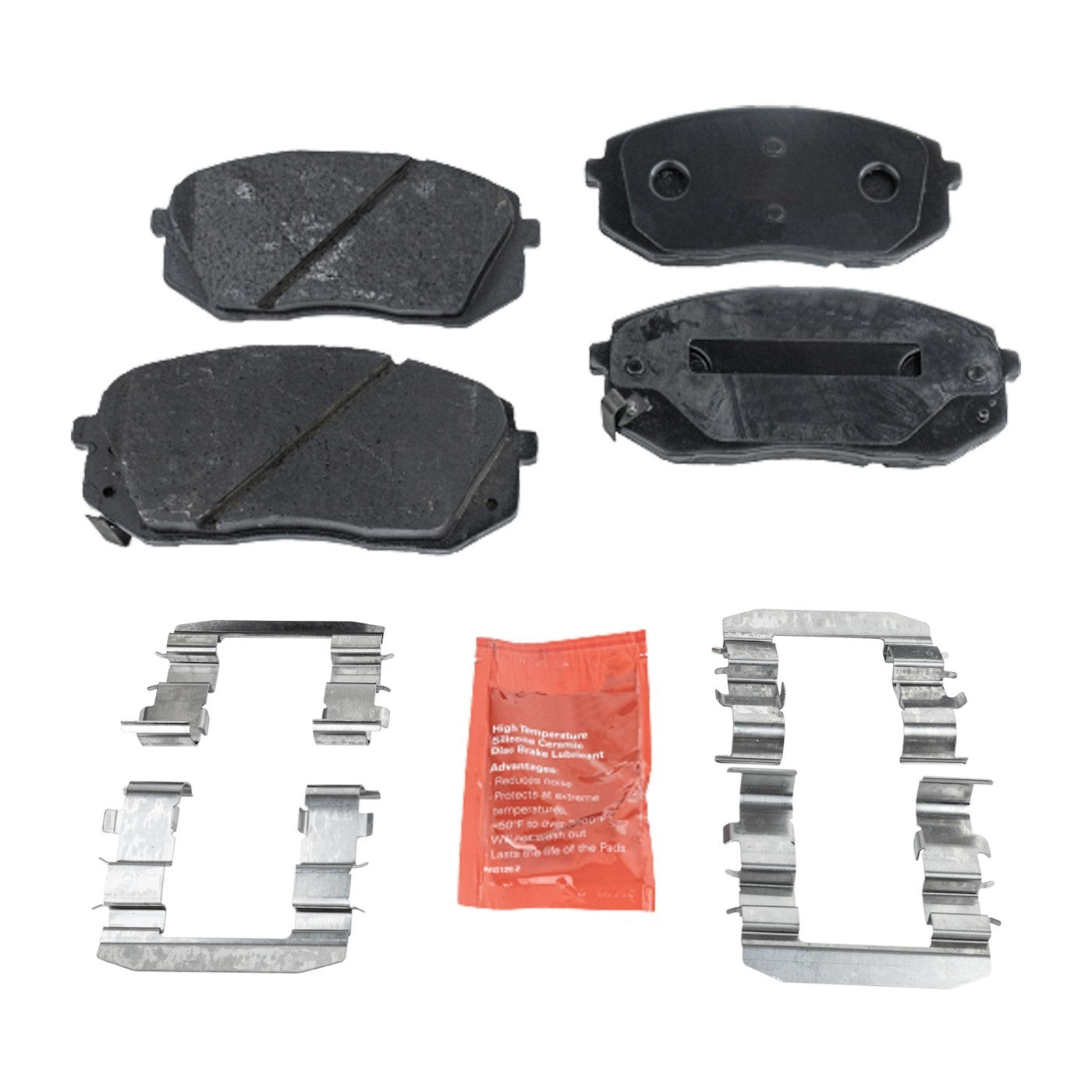 Set of 4 Ceramic Brake Pads for 2015 Hyundai Sonata