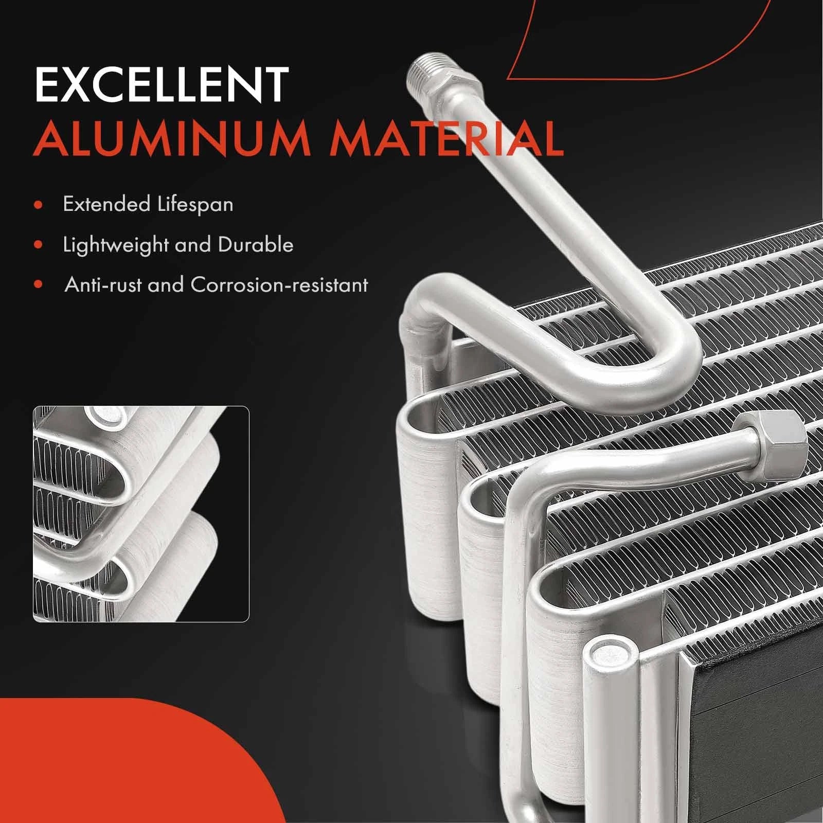 A/C Evaporator Core for Toyota Corolla 1980–1982, 1985–1987 and Tercel 1987–1990