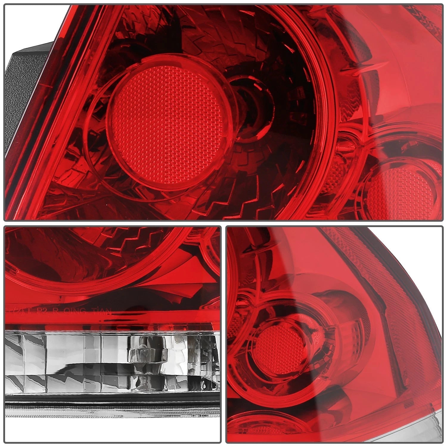 Right Side Tail Light for Chevrolet Impala Limited (2006–2016) OE Chrome Red Lens