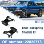 1 Pair Rear Leaf Spring Shackle Kit 22820716 for GMC Sierra, Chevy Silverado 