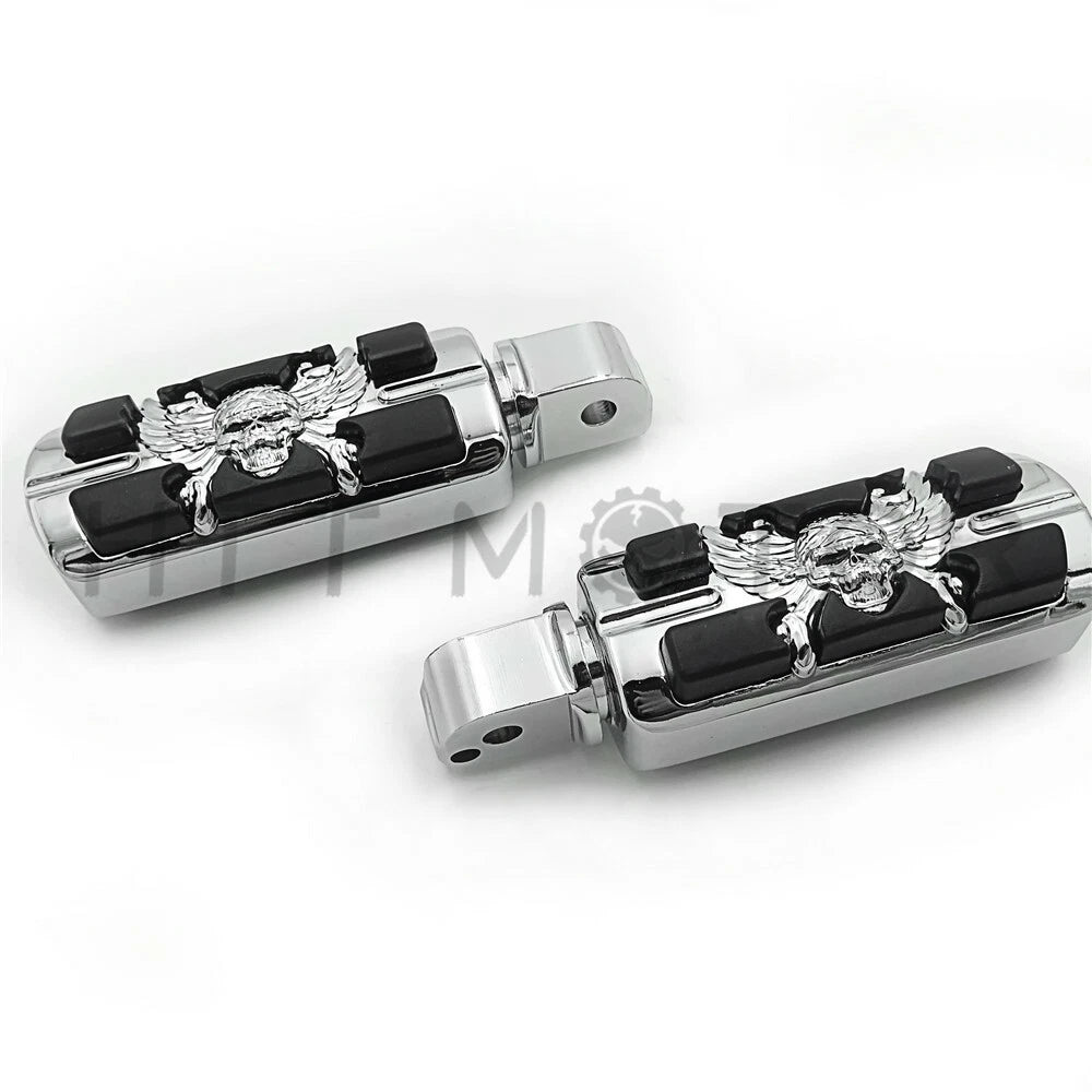 Pirate Skull Footpegs for Harley Softail Slim FLSL & Breakout FXBR (2018–2023)
