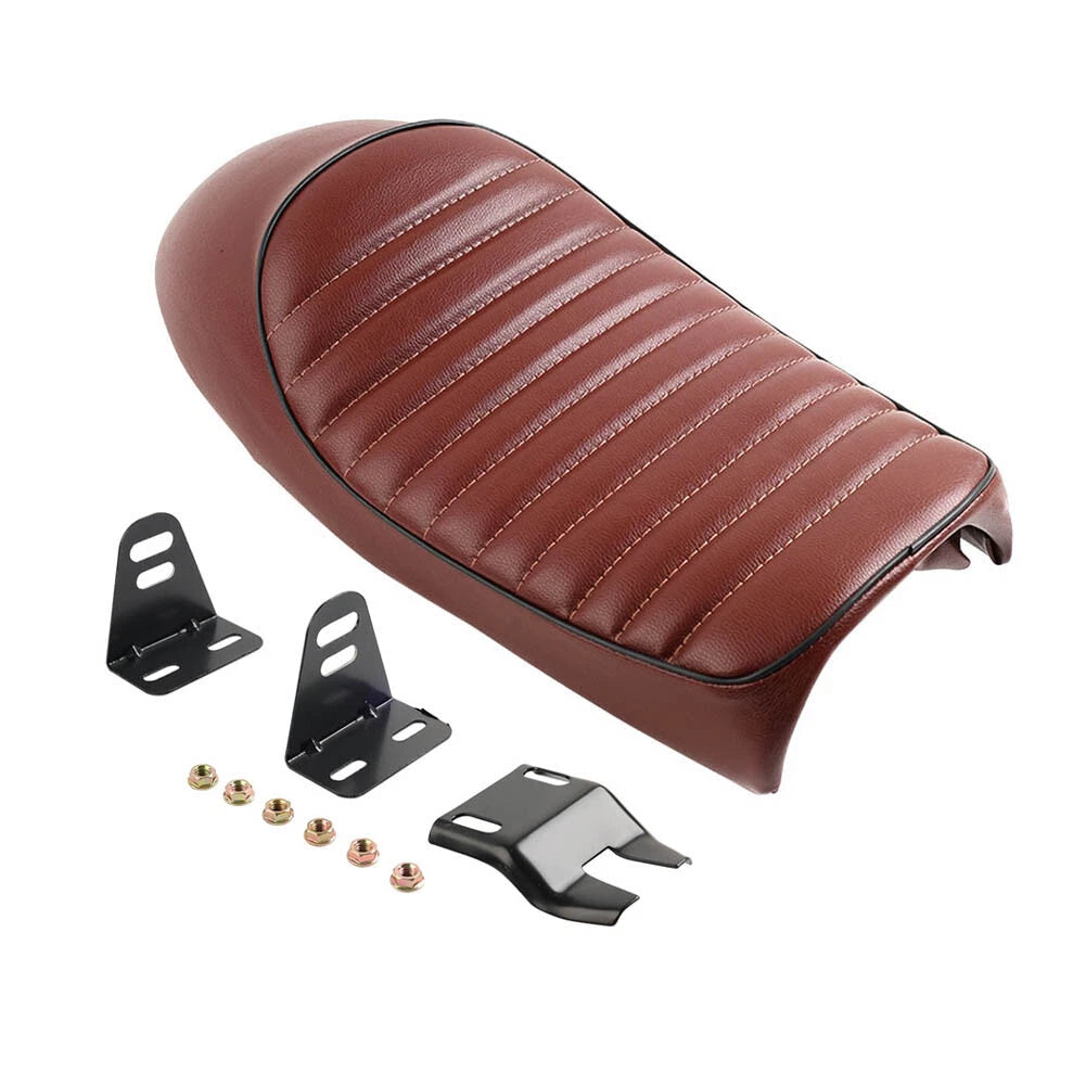 Hump Saddle Seat for Honda, Suzuki, Yamaha Motorcycle (Vintage Cafe Racer)