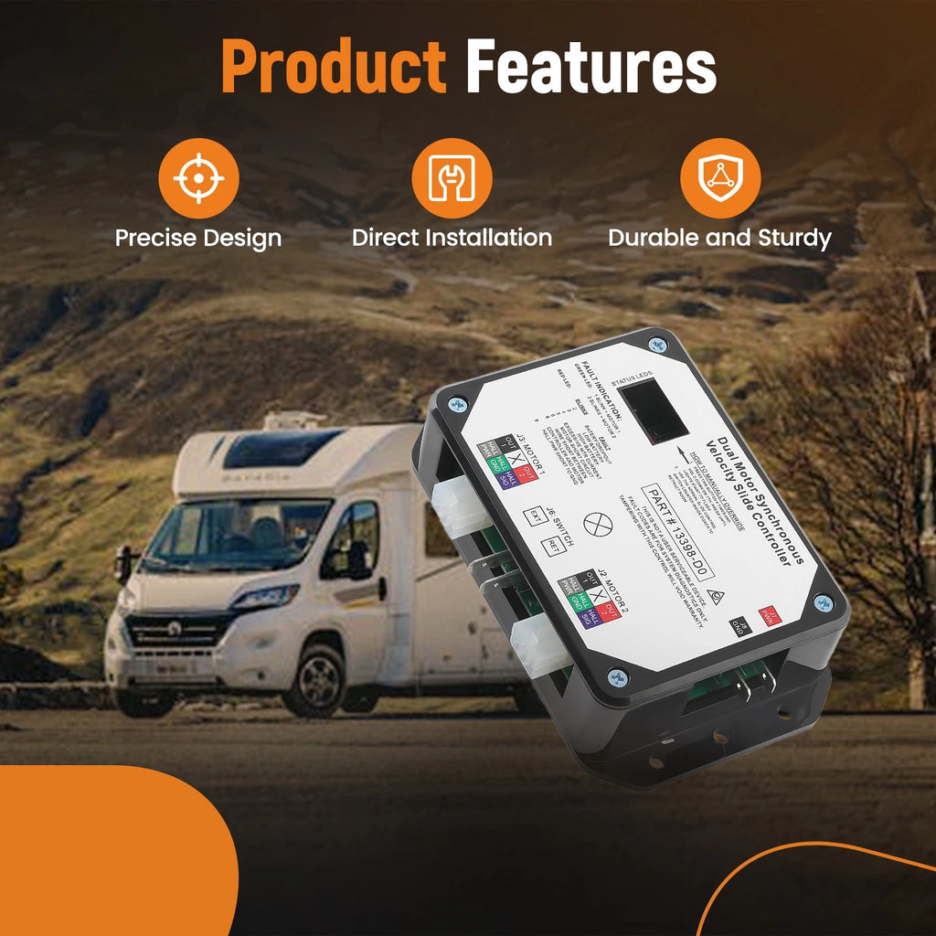 Dual Motor Slide Controller for Lippert V-Sync II RV (2018–2023)