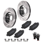 Front Brake Rotors & Ceramic Pads Kit for Toyota Camry (2002–2006) S31050 D908