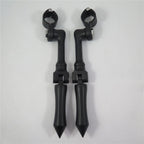 HTTMT Black Stick Foot Peg for Honda Yamaha Suzuki Kawasaki (1.5")
