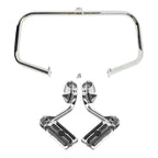 Engine Guard Crash Bar & Footpegs Mount for Harley Touring Road Glide (1997–2008)