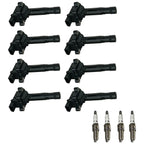 Set of 4 Ignition Coils & 4 Spark Plugs for Mercedes-Benz C230 (2000–2007)