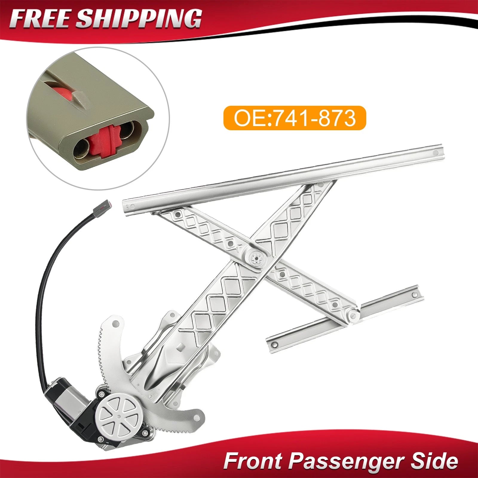 Front Right Window Regulator with Motor for Ford Expedition (1997–2002)