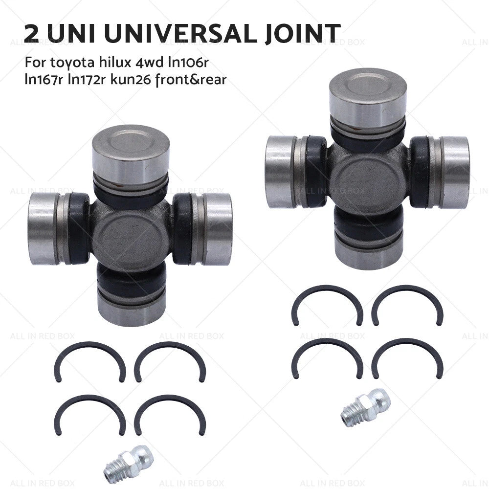 2x Universal Joint for Toyota Hilux, Land Cruiser, Dyna