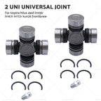 2x Universal Joint for Toyota Hilux, Land Cruiser, Dyna
