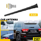 Set of 2 AUXITO 8" Antenna Stereo FM/AM Aerial Radio Signal Booster for Car