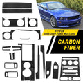 Set of 4 Carbon Fiber Interior Trim Covers for Ford Mustang (2005–2009)