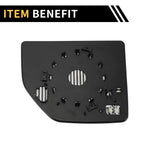 Heated Upper Left Mirror Glass for Ford F-250 F-350 (2011–2016) No.FL3Z17K707Q