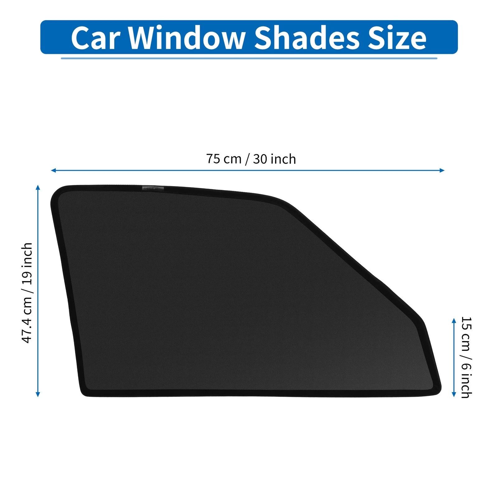 Car Window Cover for Honda Freed GB5/6/7/8 (2016–2023) Net Black