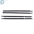 Set of 4 Black Weatherstrip Window Moulding Trim Seals for Toyota Corolla (2009–2012)
