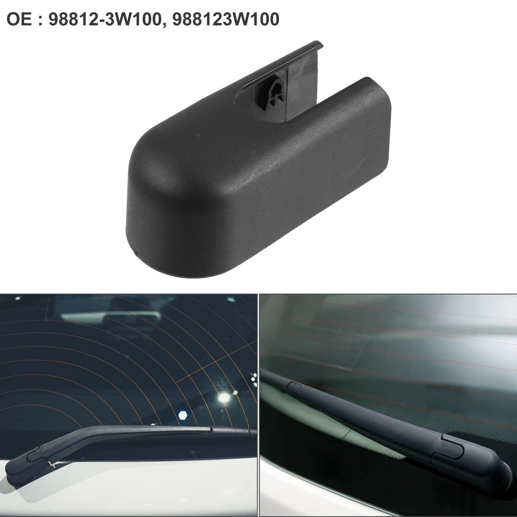 Rear Windshield Wiper Arm Cover Cap 988123W100 for Hyundai Santa Fe (2019–2022)