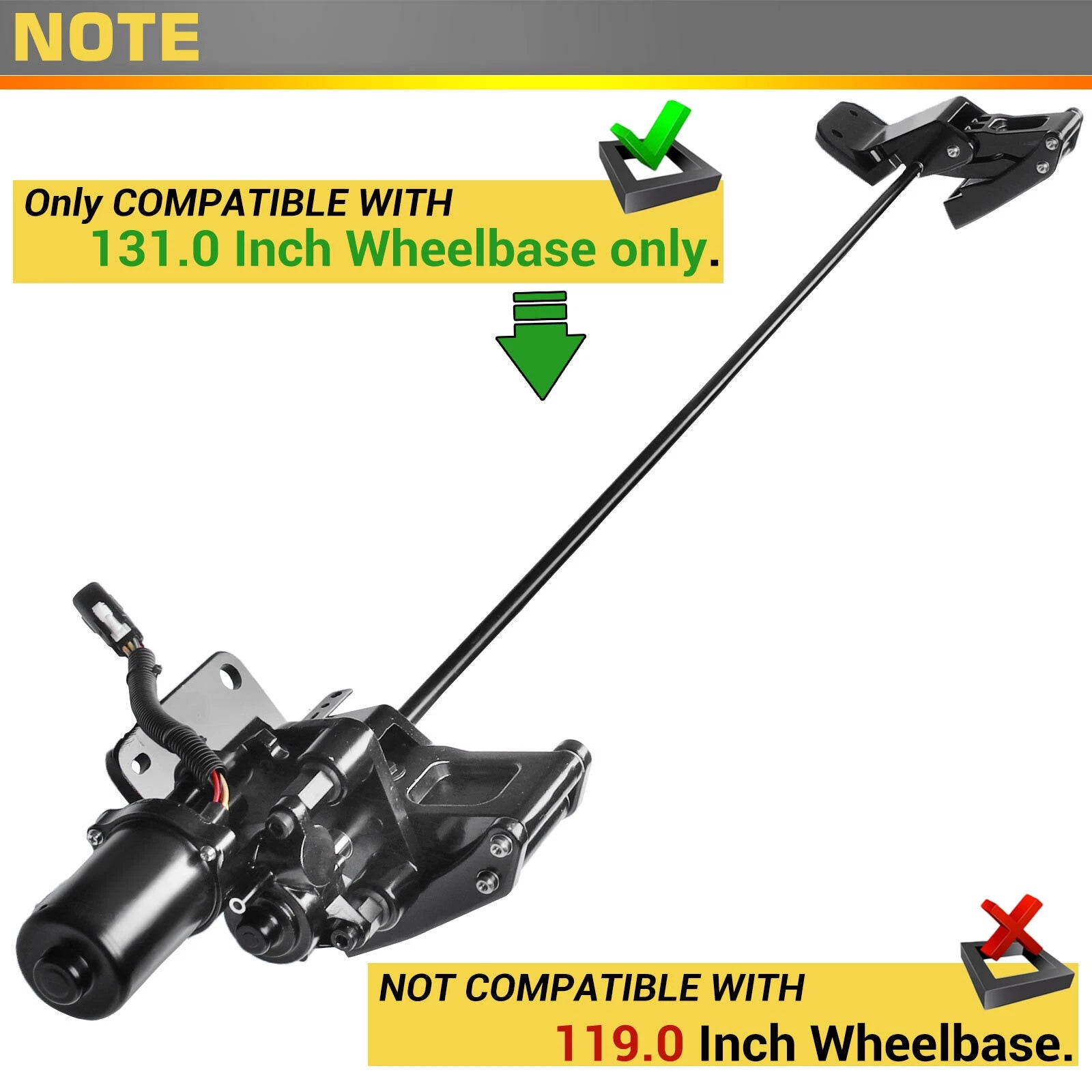 Power Running Board Motor & Bracket Assy RH for Ford Lincoln (2015–2017)