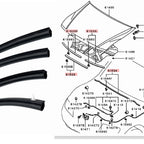 Hood Gasket Weatherstrip for (2001–2006)