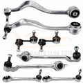Set of 8 Suspension Kit Control Arms Sway Bars for BMW 525i 528i 530i (2001–2007)