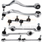 Set of 8 Suspension Kit Control Arms Sway Bars for BMW 525i 528i 530i (2001–2007)