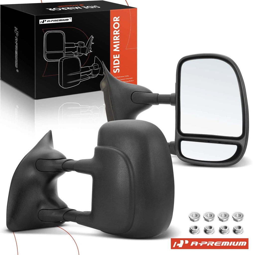 Manual Towing Mirrors for Ford F250 Super Duty (1999–2007)
