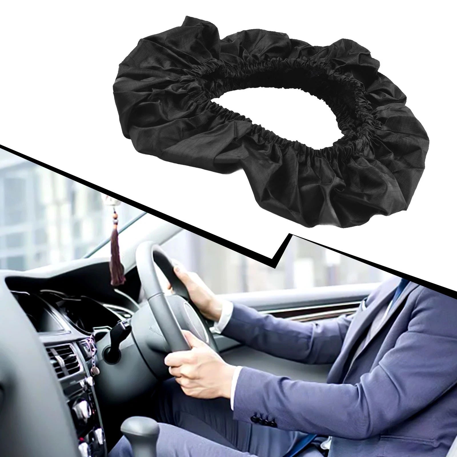 Steering Wheel Cover for - Oxford Cloth, Dust Resistant