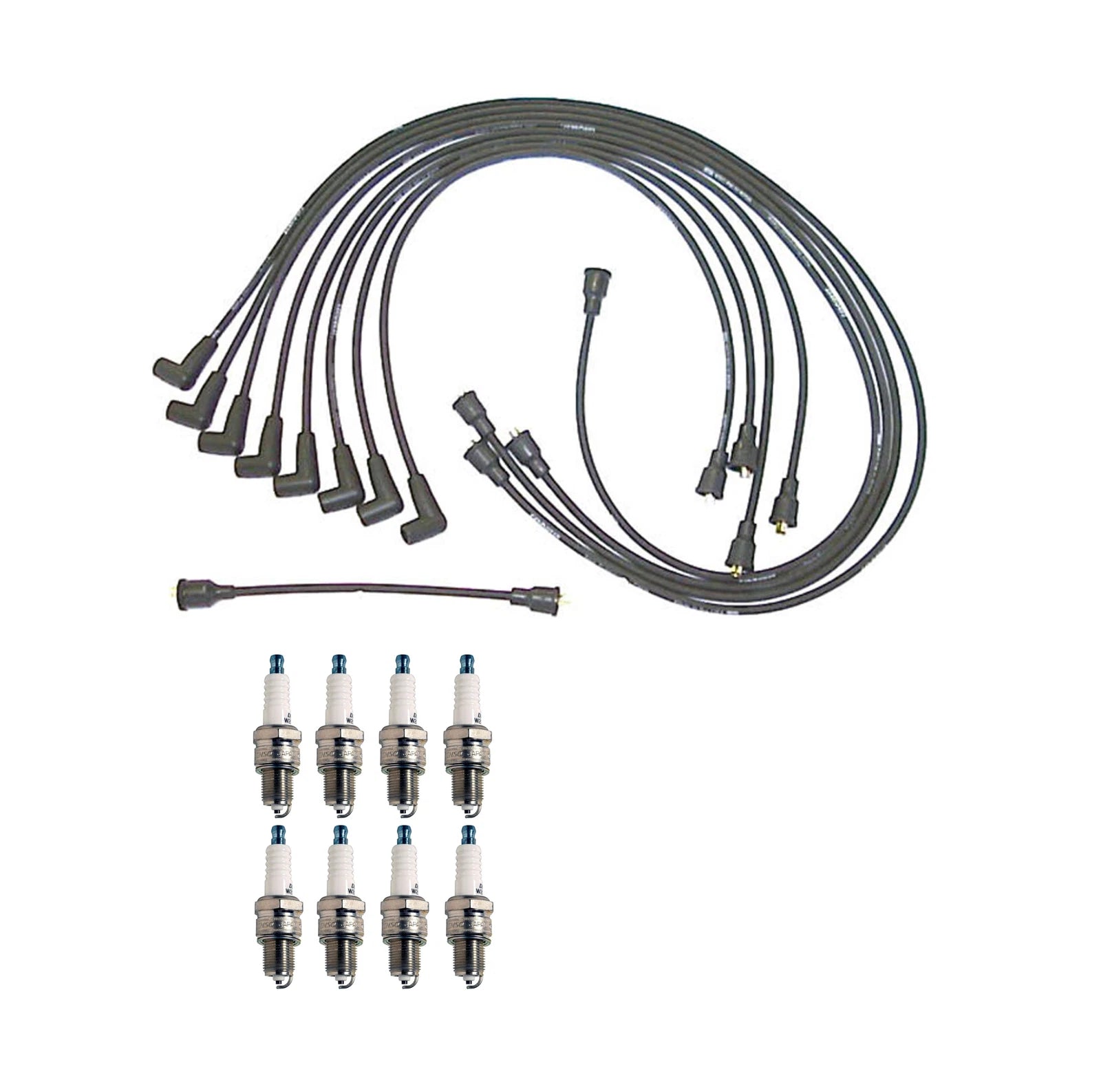 Denso Wire Set & 8 U-Groove Spark Plugs Kit for Chevrolet 7.0 V8