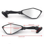 Rear View Mirrors for Kawasaki Ninja ZX6R 636 300R EX300 250 (2013–2017)