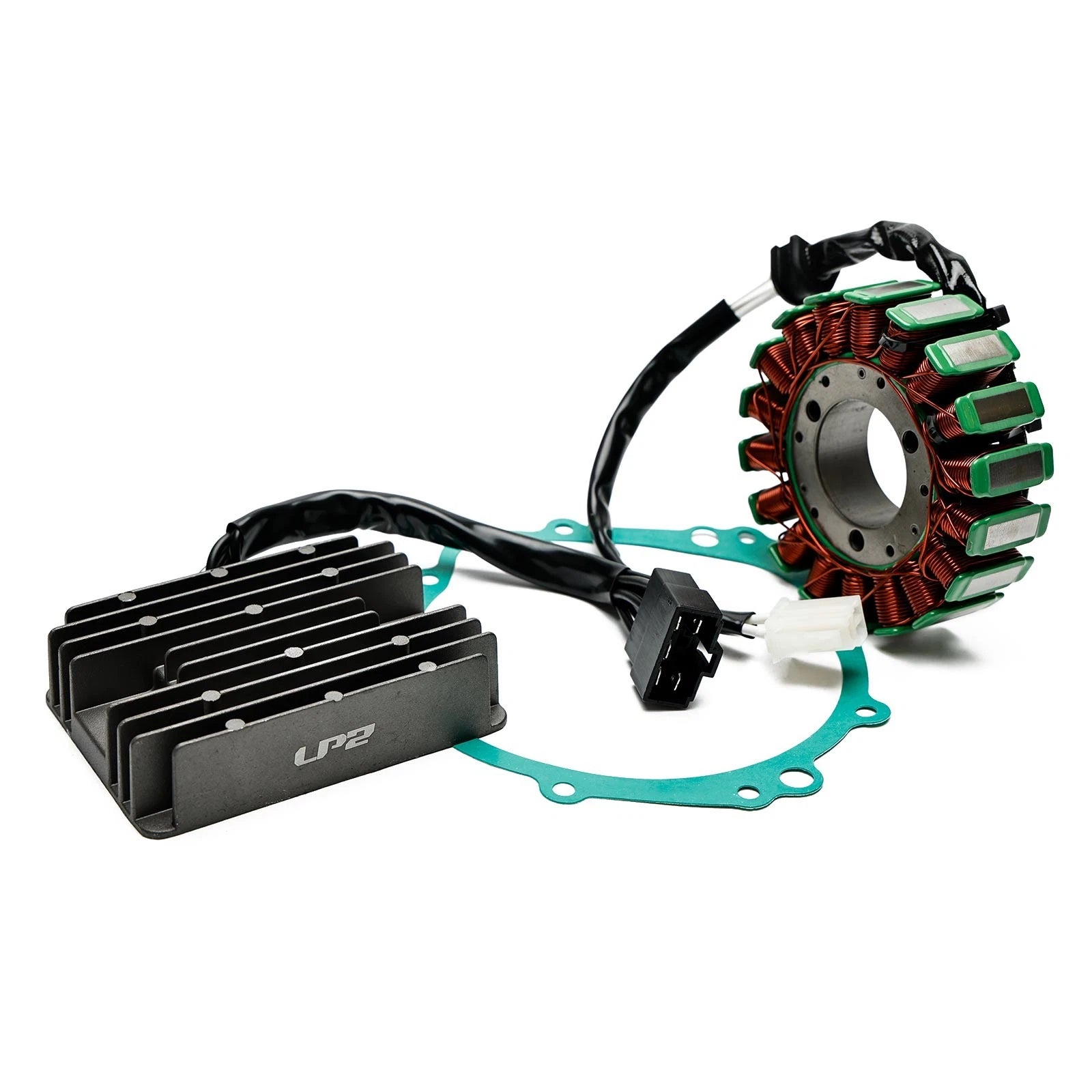 Magneto Stator + Voltage Rectifier + Gasket for Suzuki GSXR750 (2000–2003)