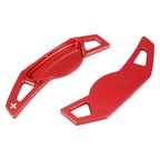 Pair Red Shift Paddle Covers for Smart Fortwo Forfour (2007–2020)