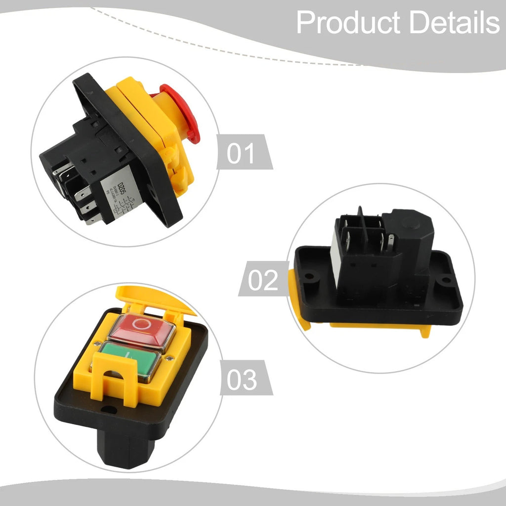 7Pin Waterproof Pushbutton Switch for DZ05 (Industrial Machines)