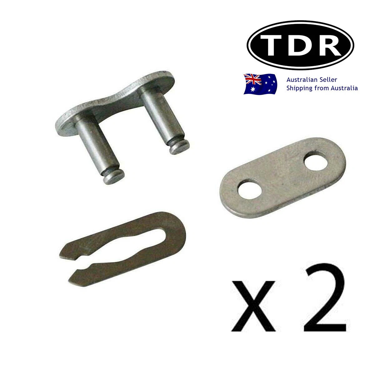 2x 415 Chain Join Links for Motorized Bicycle 66cc 70cc 80cc