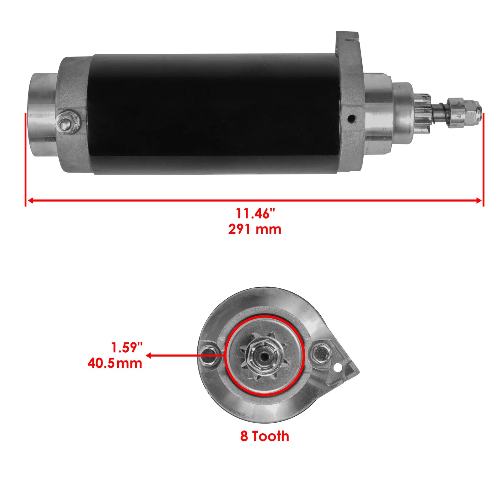 Starter for Mercury 250/250XL/250XXL/275CXL/275CXXL (1989–1994)