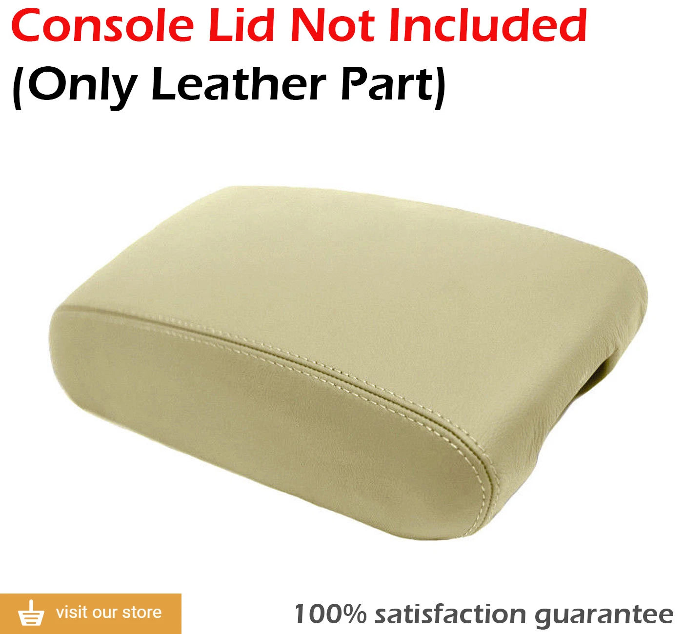Leather Synthetic Console Armrest Cover for Jeep Grand Cherokee (2011–2019)