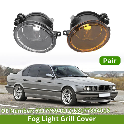 1 Pair Fog Light Grills for BMW M5 (No. 63177894017/63177894018)