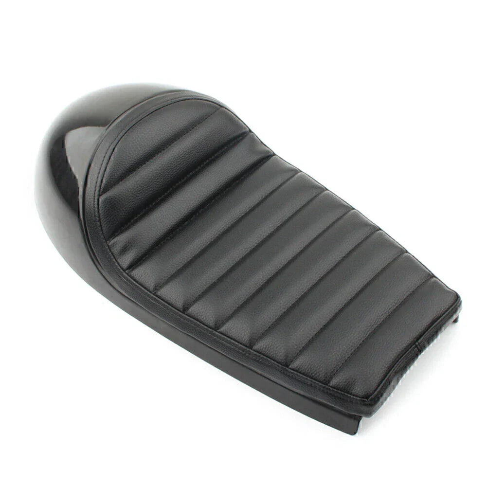 Universal Cafe Racer Seat Pan Vintage Cushion for Scrambler Black