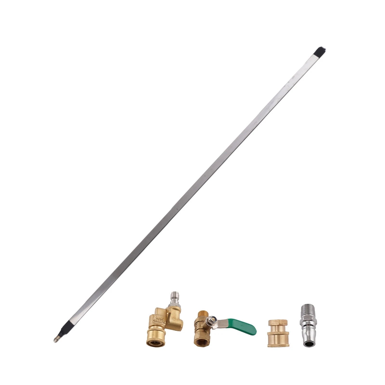 Radiator Flush Wand for High Pressure Cleaning Gun (Stainless Steel) (39.4")