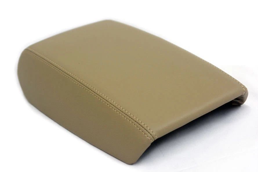 Leather Synthetic Center Console Armrest Cover for Audi A6 (2012–2018) Beige