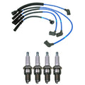 NGK Wire Set & Denso Spark Plugs Kit for Mazda 626 2.0L L4 Turbo (1986–1987)