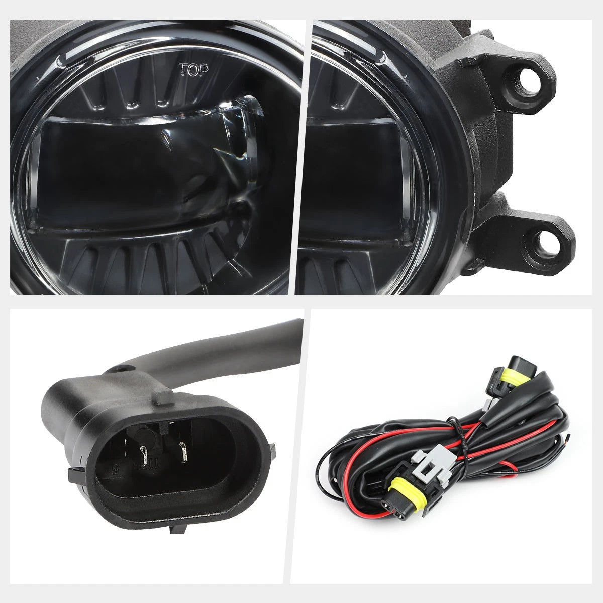 Clear Lens LED Front Projector Fog Light for Toyota Camry/Corolla/Matrix (2007–2013)