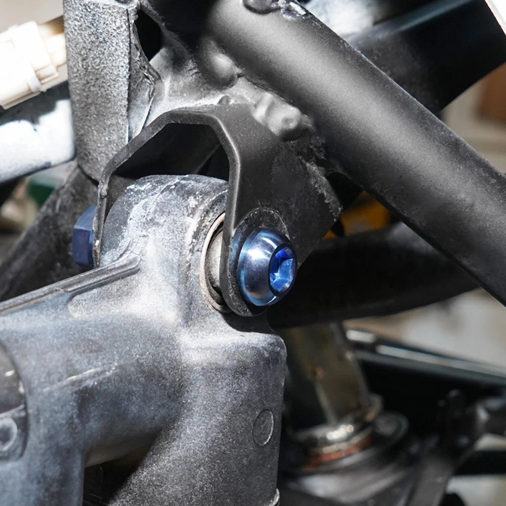 Shock Bolts with Locking Nuts for Yamaha YFZ450 (2006–2009, 2012–2013)