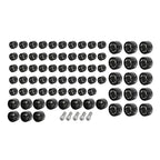 75X CNC Engine Bolt Topper Caps for Harley Touring Road Street Glide (2009-2023)