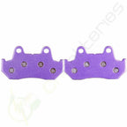 Set of 2 Front and Rear Brake Pads for Honda VT1100C Shadow 1100 (1987–1990) Carbon Fiber